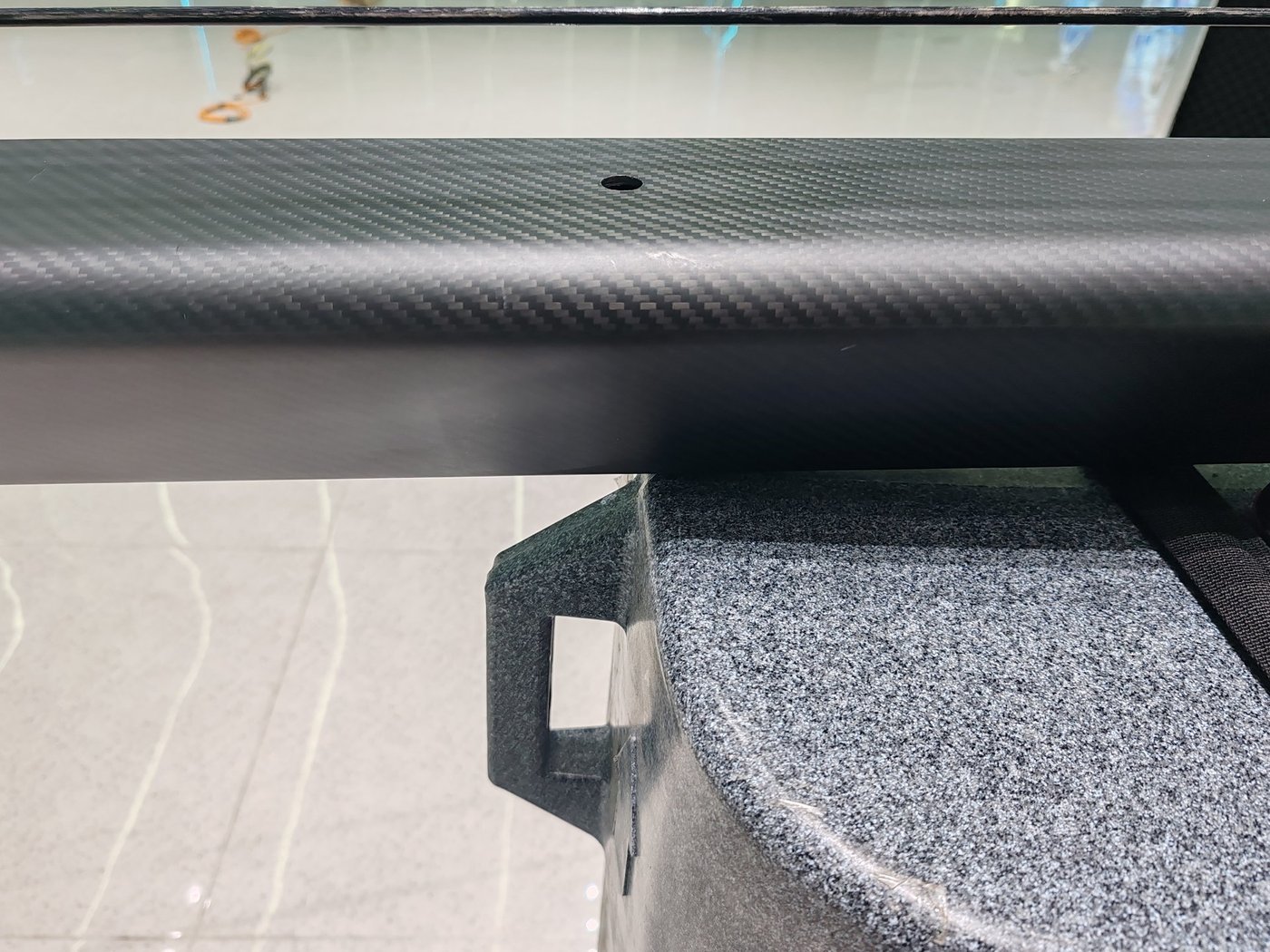 WRK-TX型碳纤维摇臂 碳纤维臂体俯视特写