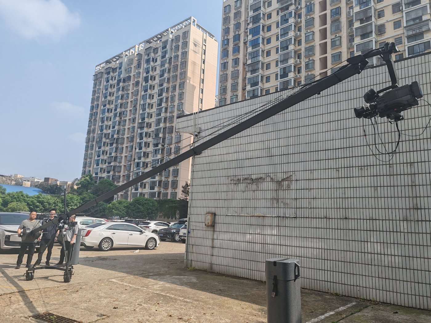 WRK-TX型碳纤维摇臂 户外拍摄实景